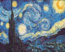 Starry Night - 5D Diamond Painting Kit