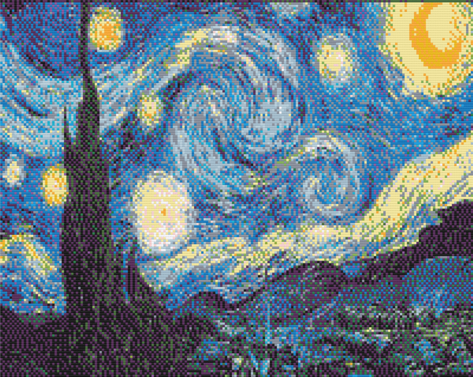 Starry Night - 5D Diamond Painting Kit