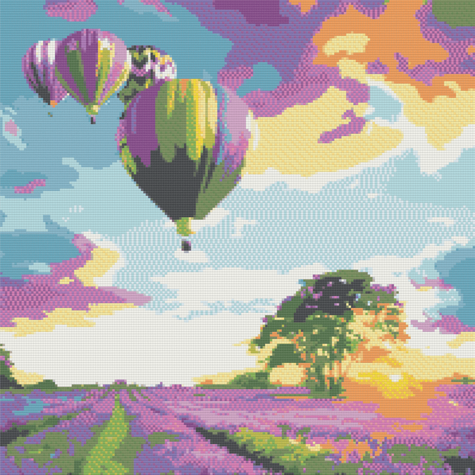 Lavender Fields - 5D Diamond Painting Kit