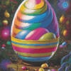 Colourful Easter Egg - 5D Diamond Painting Kit