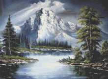 Forest Lake - 5D Diamond Painting Kit