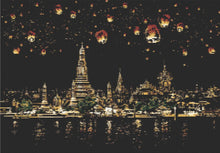 Lantern-lit Cityscape - 5D Diamond Painting Kit