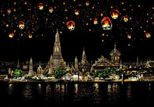 Lantern-lit Cityscape - 5D Diamond Painting Kit