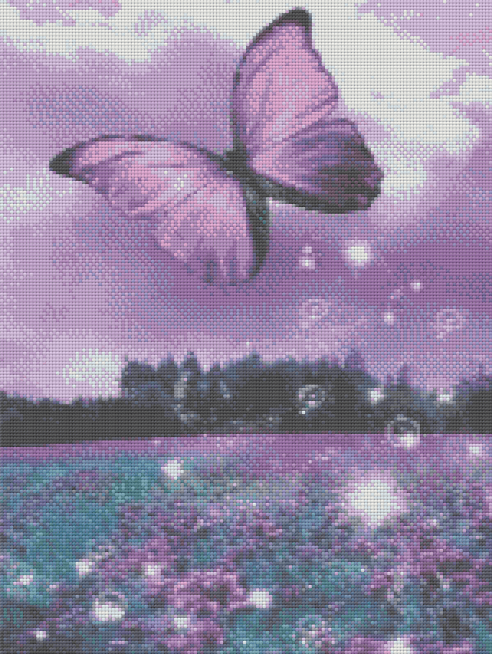 Colourful Butterfly #2 - 5D Diamond Painting Kit