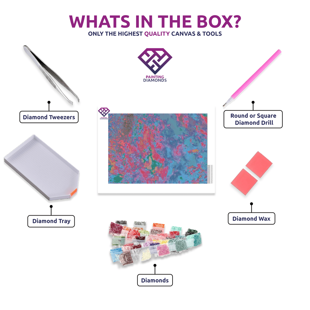 Coober Pedy Opal Radiance - 5D Diamond Painting Kit