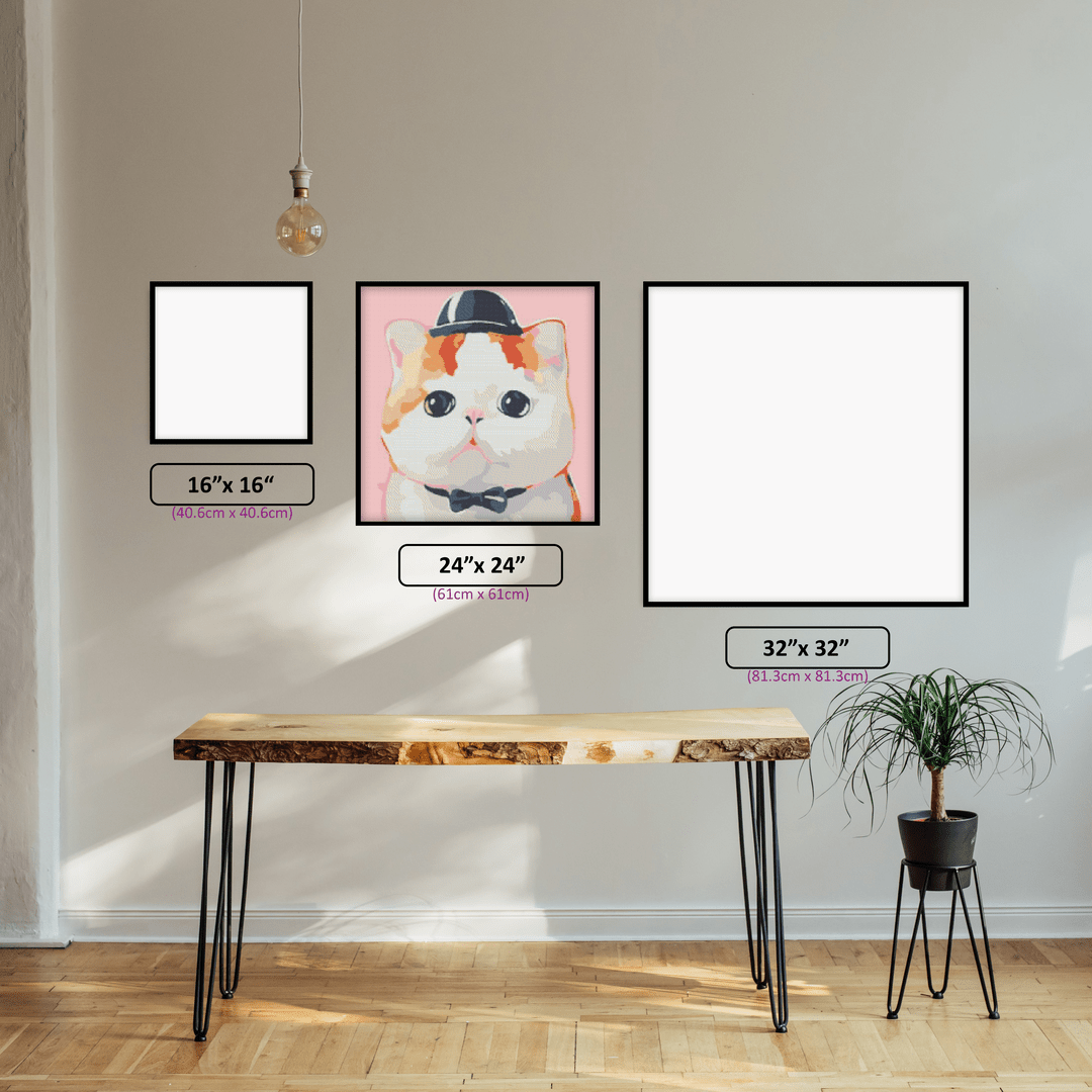 Gentleman Kitty - 5D Diamond Painting Kit