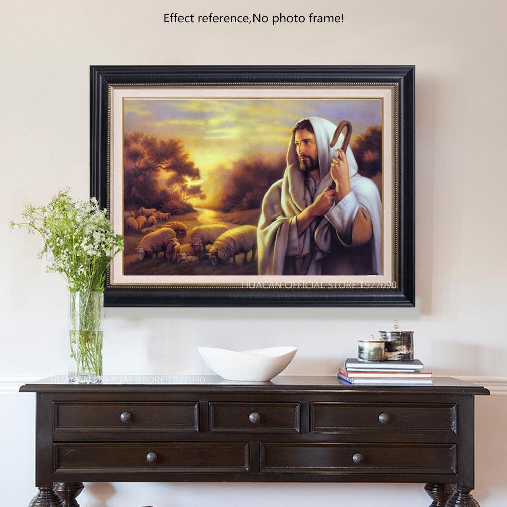 Jesus Shepherd - 5D Diamond Painting Kit